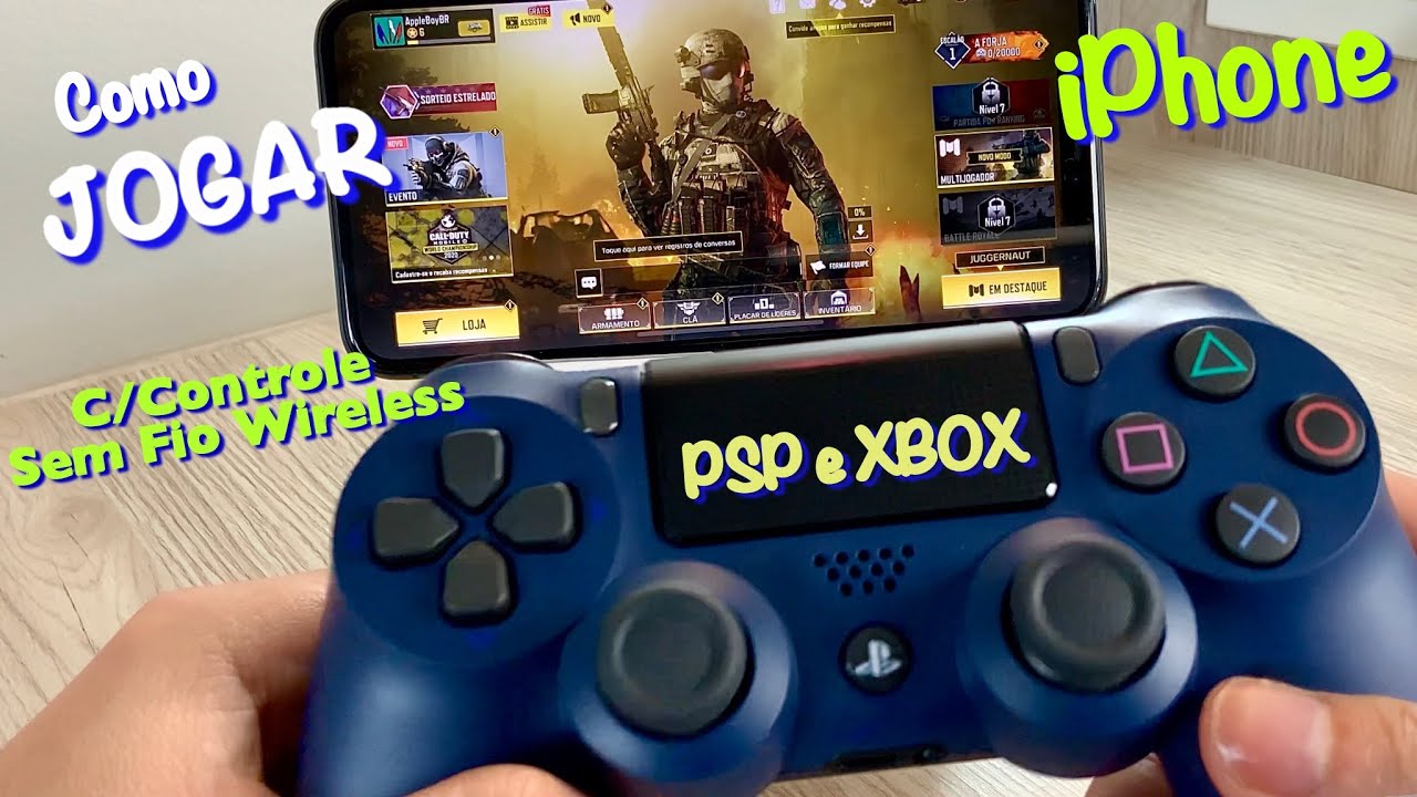 Jogue no iPhone e iPad com #Controle Remoto 🎮 do PS4 ou Xbox.. (Dicas de JOGOS)!