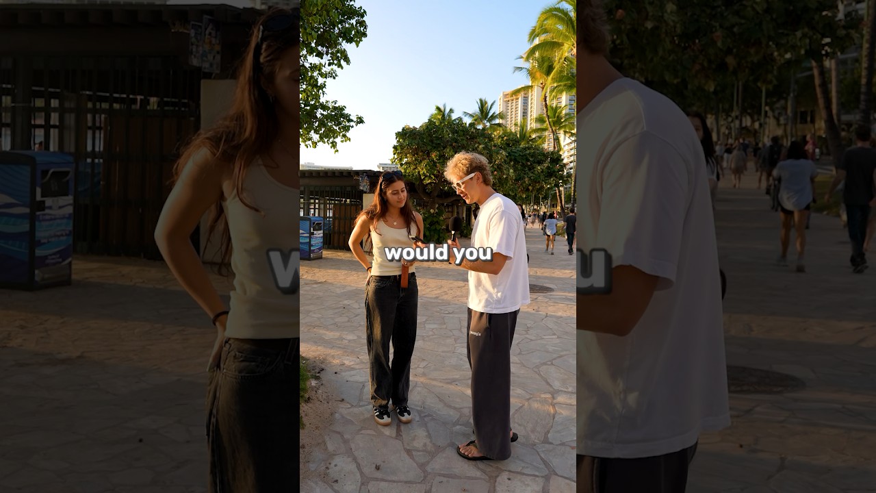 Random Girl Agreed to a Date in Hawaii 🕺