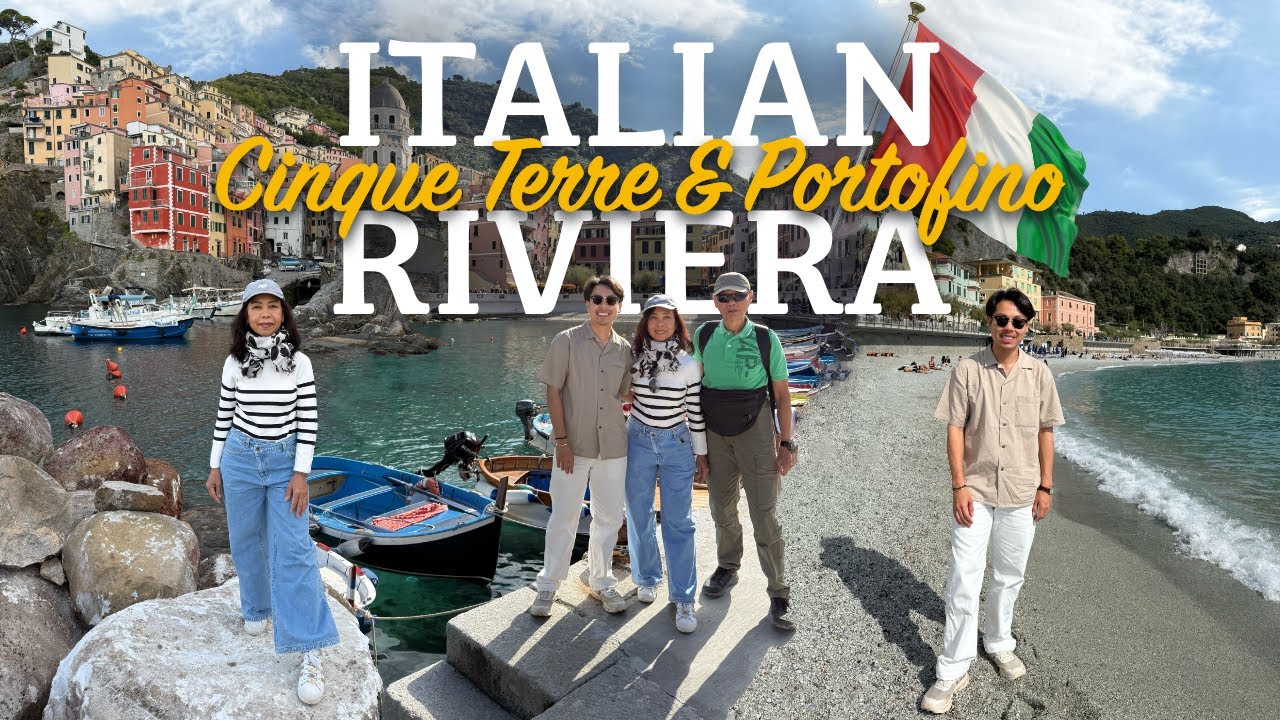 Trio on Tour เที่ยวนี้มีพ่อแม่ Ep.8/8 ดื่มด่ำ Italian Riviera อำลาทริปที่ Cinque Terre & Portofino