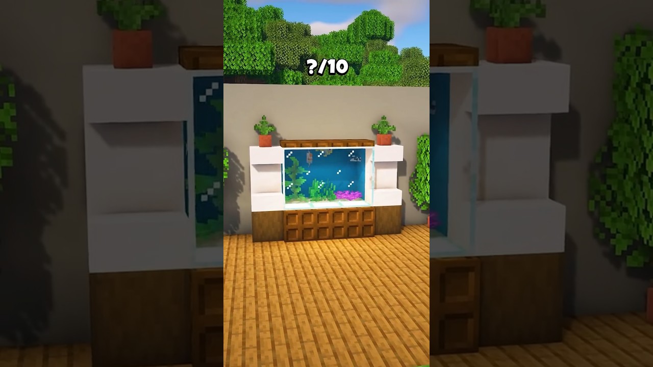 Minecraft Simple Modern Aquarium 🐠