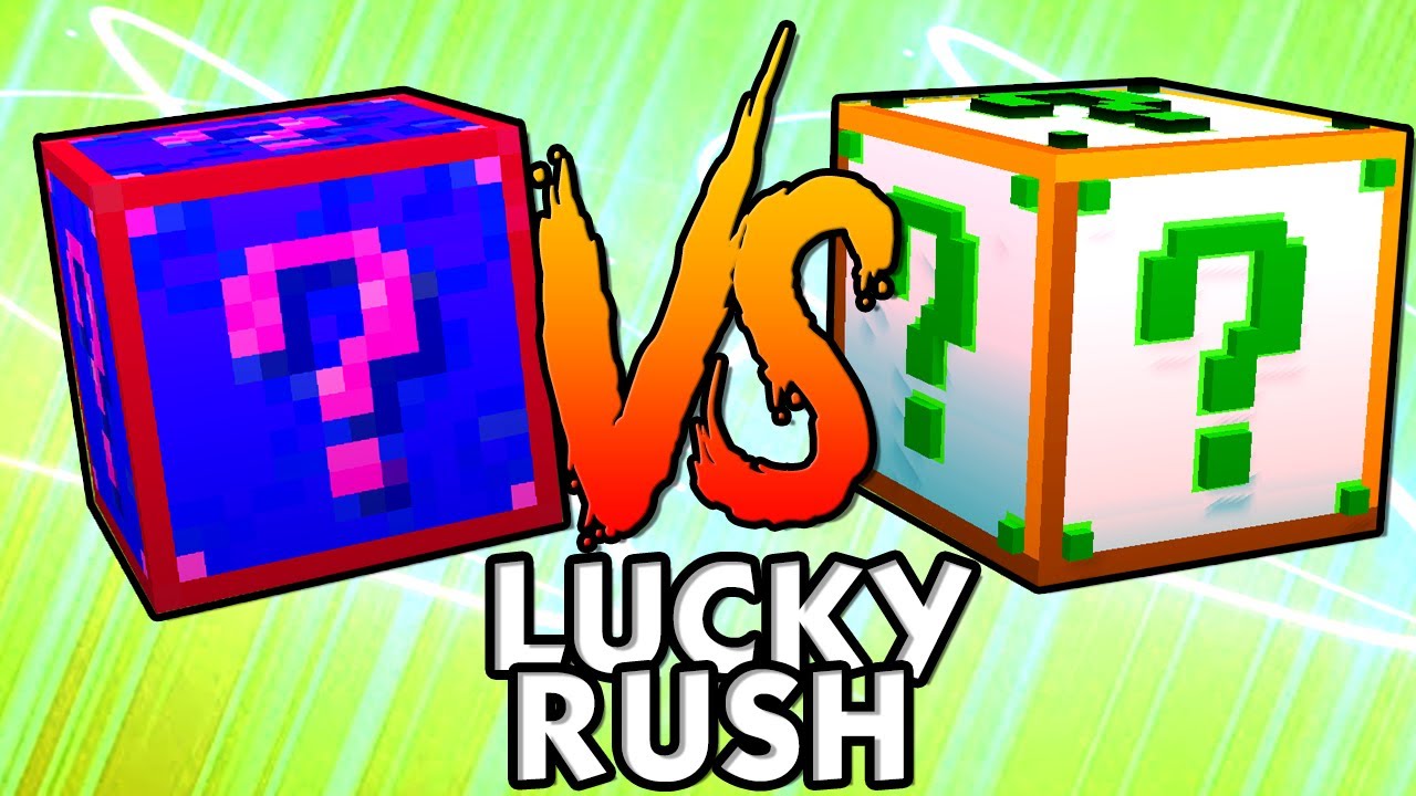 SHADE vs PLURAL LUCKY BLOCKS | Minecraft LUCKY RUSH