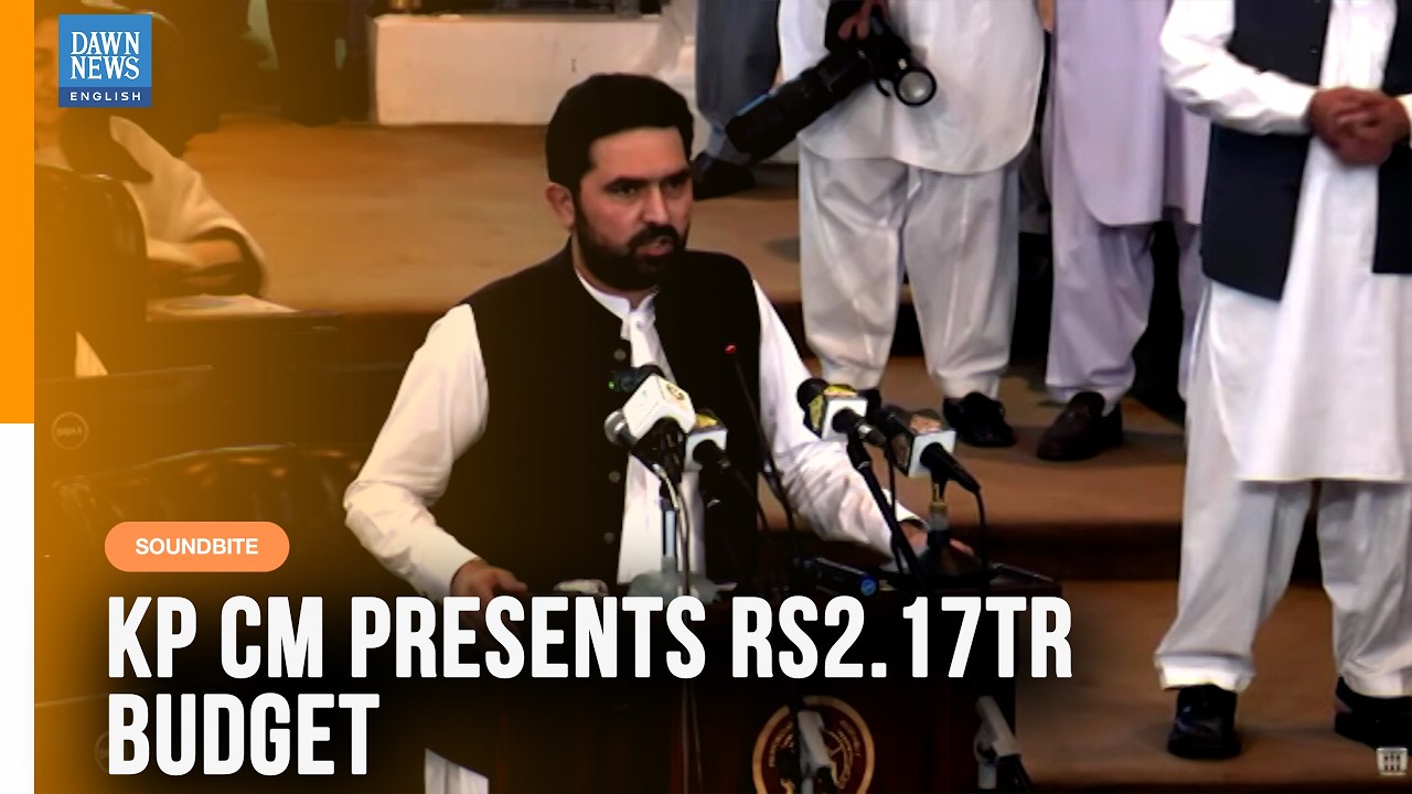 FY2026-27: KP CM Afridi Presents Rs2.17tr Budget, with Estimated Fiscal Deficit of Rs48bn