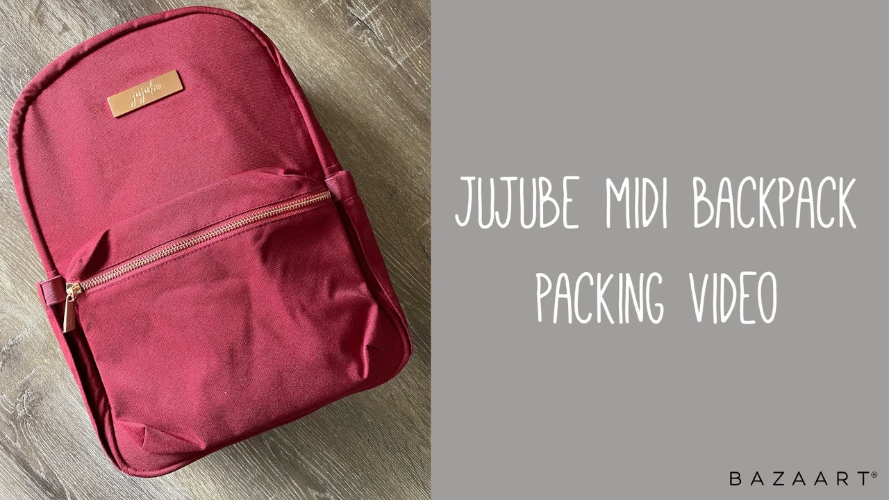Jujube midi backpack packing video