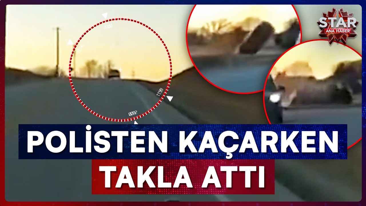 Film Gibi Kovalamaca Dehşet Veren Görüntülerle Bitti! Kontrolden Çıkan Araç Defalarca Takla Attı