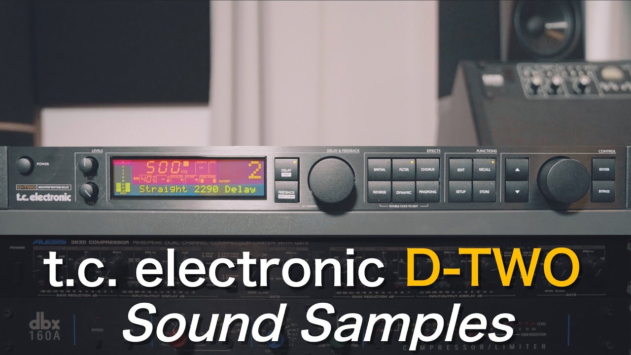 TC Electronic D-Two - All Presets | Vocals, Acoustic Guitar