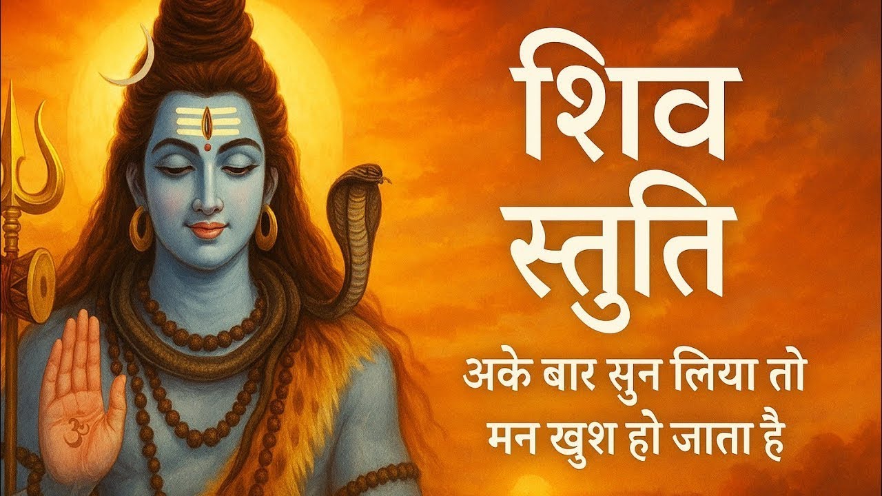 लिंगाष्टकम स्तोत्र - ब्रह्ममुरारी सुरर्चिता लिंगम l Lingashtakam | Shiv Stuti Powerful with Lyrics