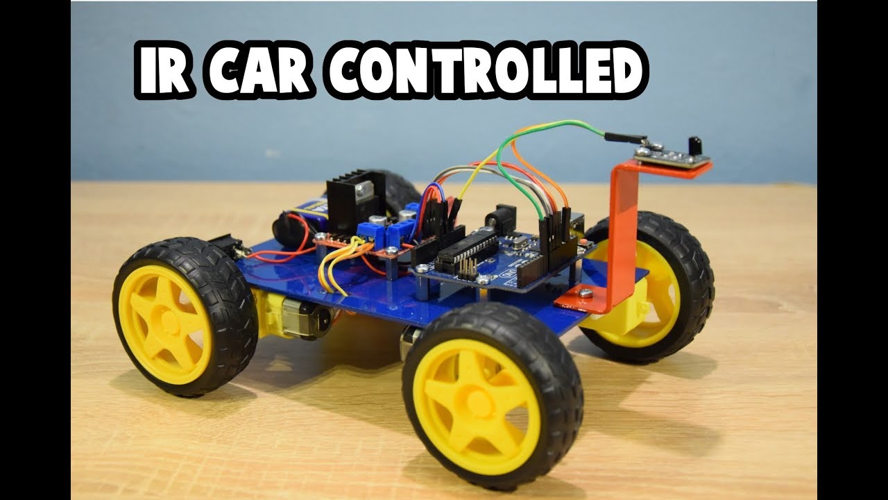 How To Make A Simple CAR Arduino iR Controlled Step by Step