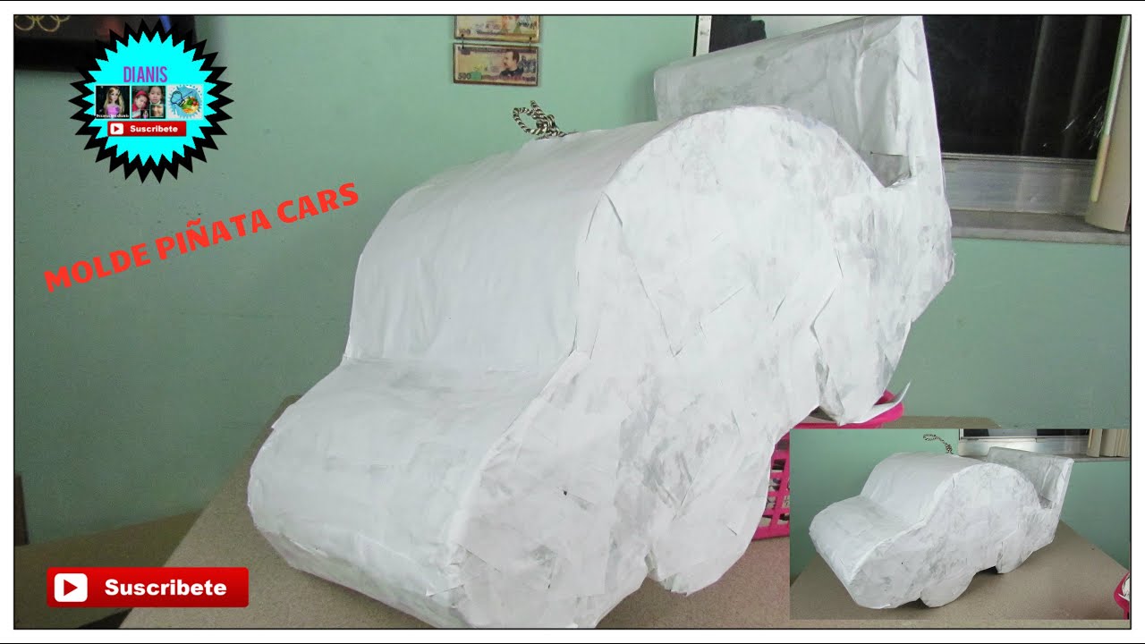 molde piñata de cars,  mcqueen   decoracion dianis