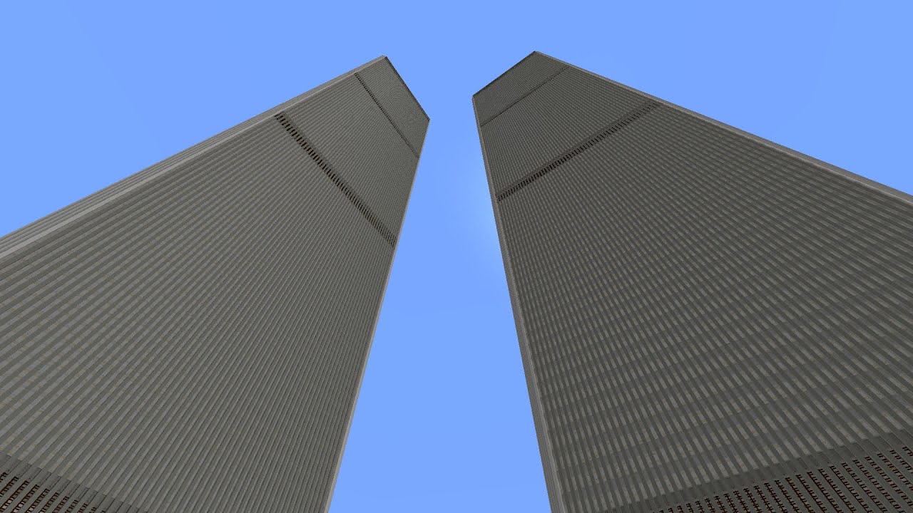 Minecraft World Trade Center 1:1 - Visit my Construction Site (old - check out newer video)
