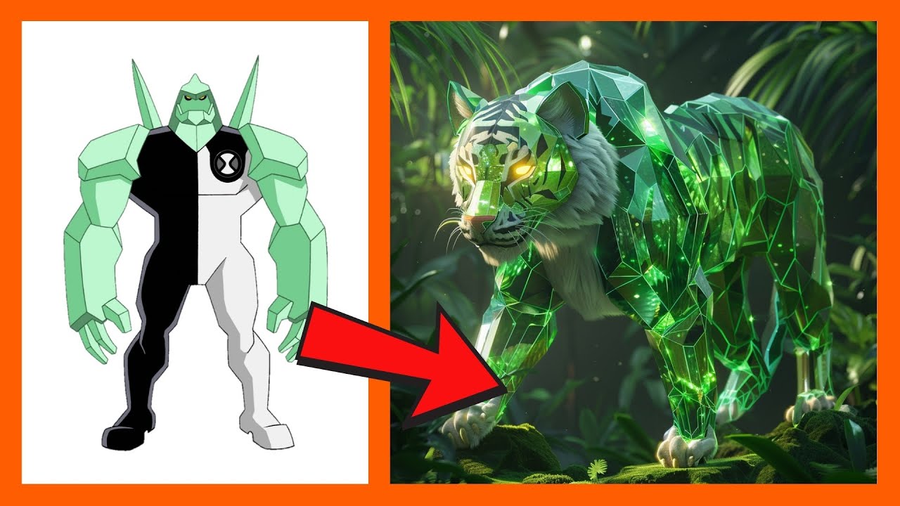 Ben 10 But Turned Into Tiger 🐅 All Characters 🔥 2024 ✨