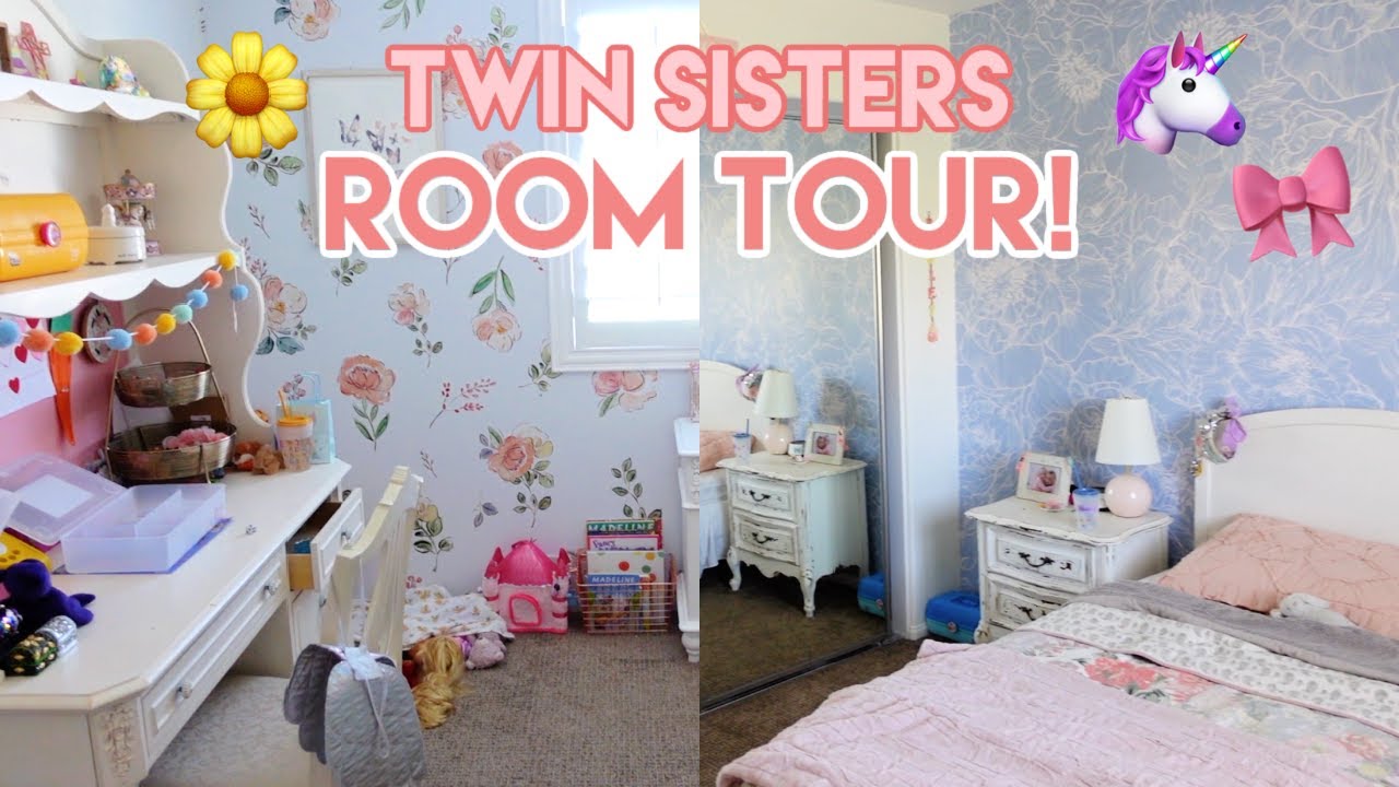 Room Tour! June & Violet's Bedrooms | 4 Year Old Whimsical Room Decor | Kendra Atkins