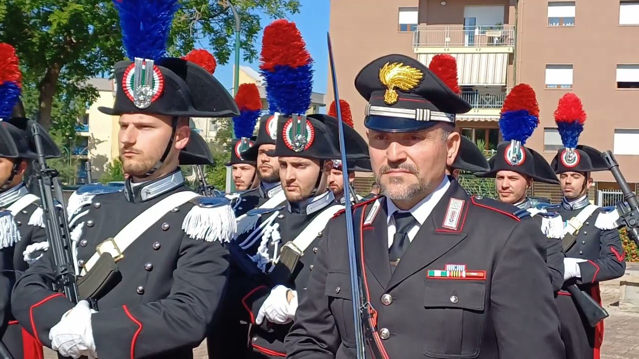 Celebrazioni storiche a Sassari: 210 anni dell'Arma dei Carabinieri nella suggestiva piazza Madonna