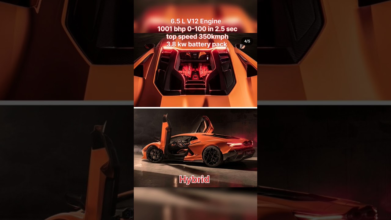 New Lamborghini Revuelto Launched, New Gen Aventador #shorts #youtubeshorts #lamborghini #supercar