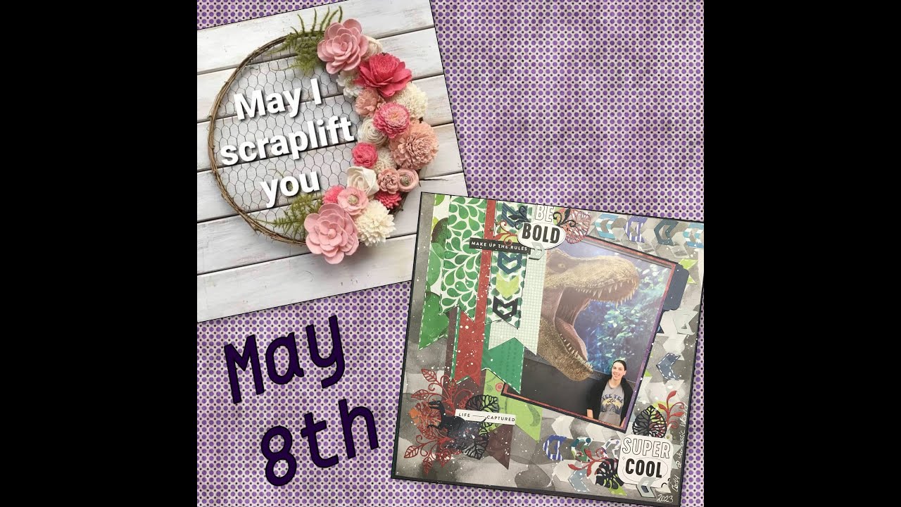 #MayIscrapliftyou - Day 8 -  Be Bold @MelWScrapping