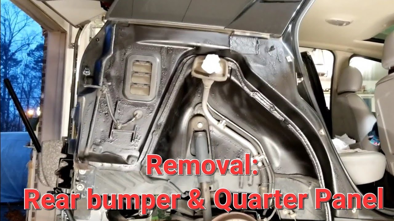 Full Rear Quarter Panel & Bumper Removal (04 Saturn VUE Project)