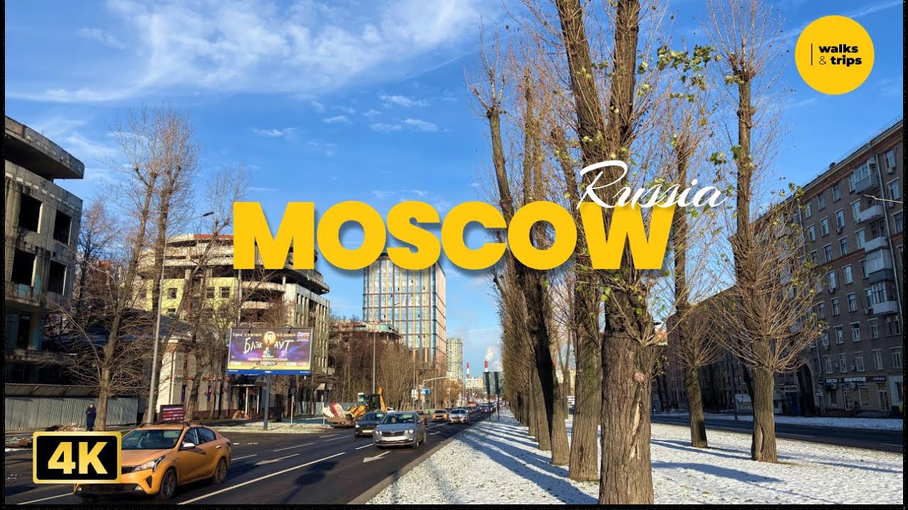 Ordinary Moscow 4K Walk 2025 | What Most Residential Districts Really Look Like in Autumn