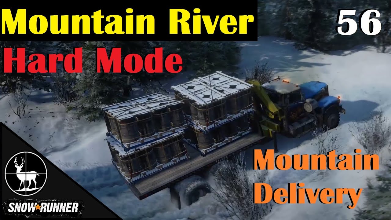 Mountain Delivery ⚠️ SnowRunner Hard Mode ⚠️ Alaskan Contracts