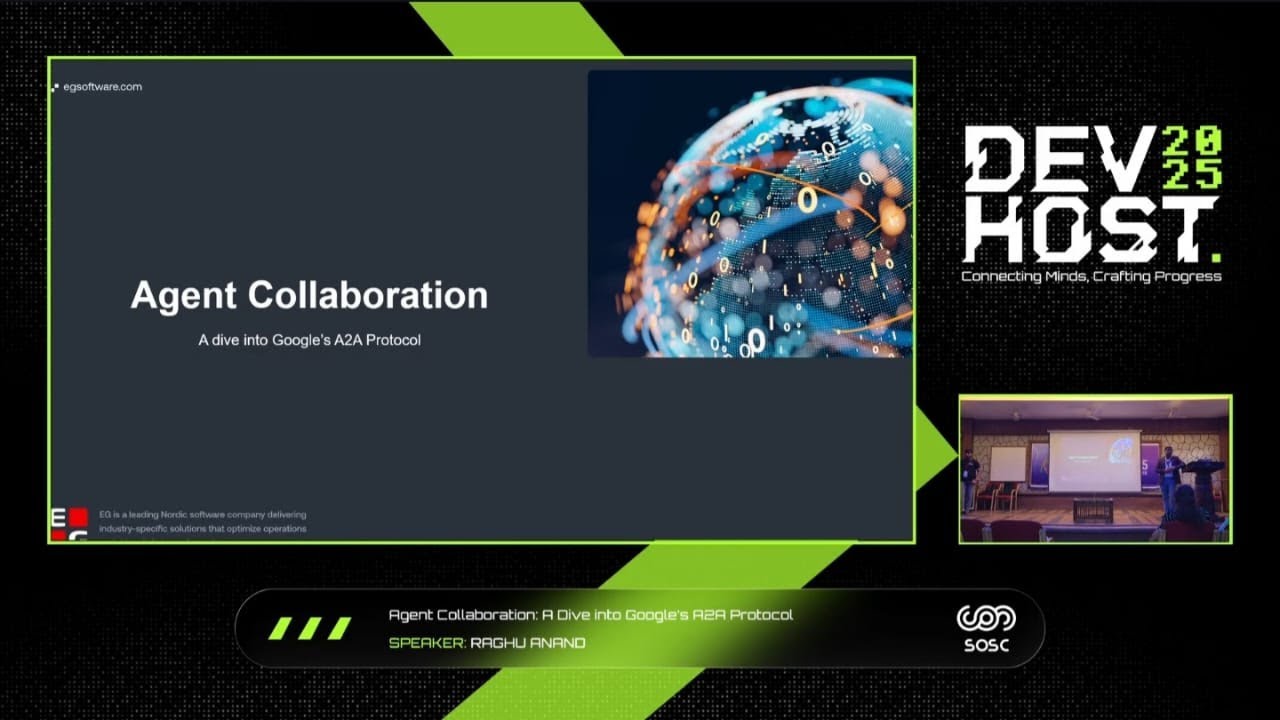 Agent Collaboration: A Dive into Google’s A2A Protocol – Raghu Anand | DevHost 2025