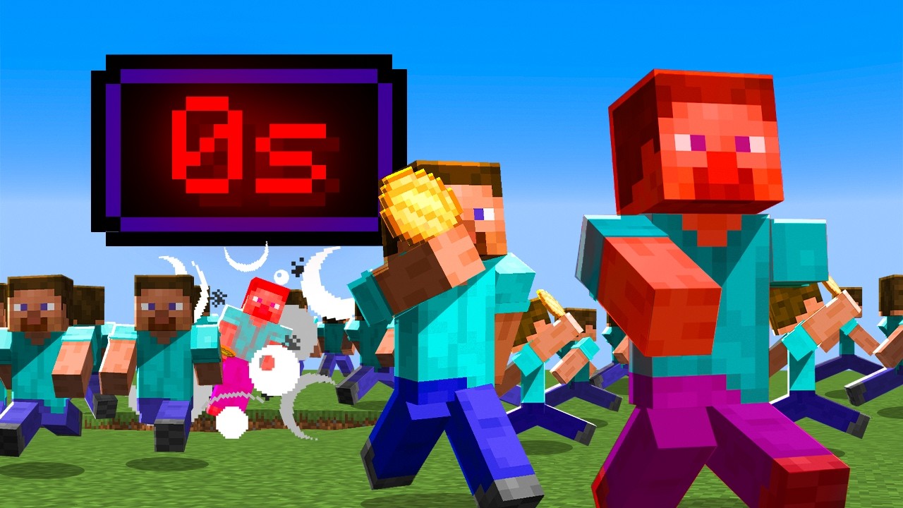 100 Players Play Hot Potato