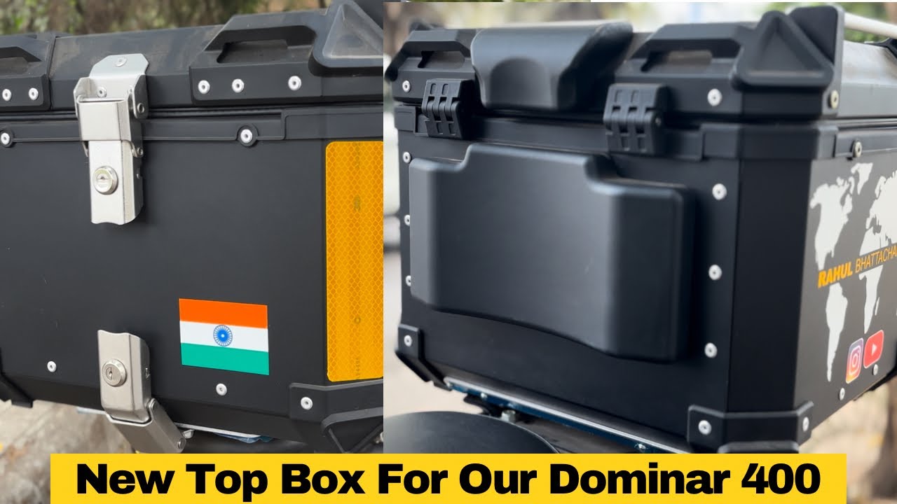 Upgraded Our Top Box | Alluminium Build🔥 | Dominar 400 / Perfect For ADV  Bikes