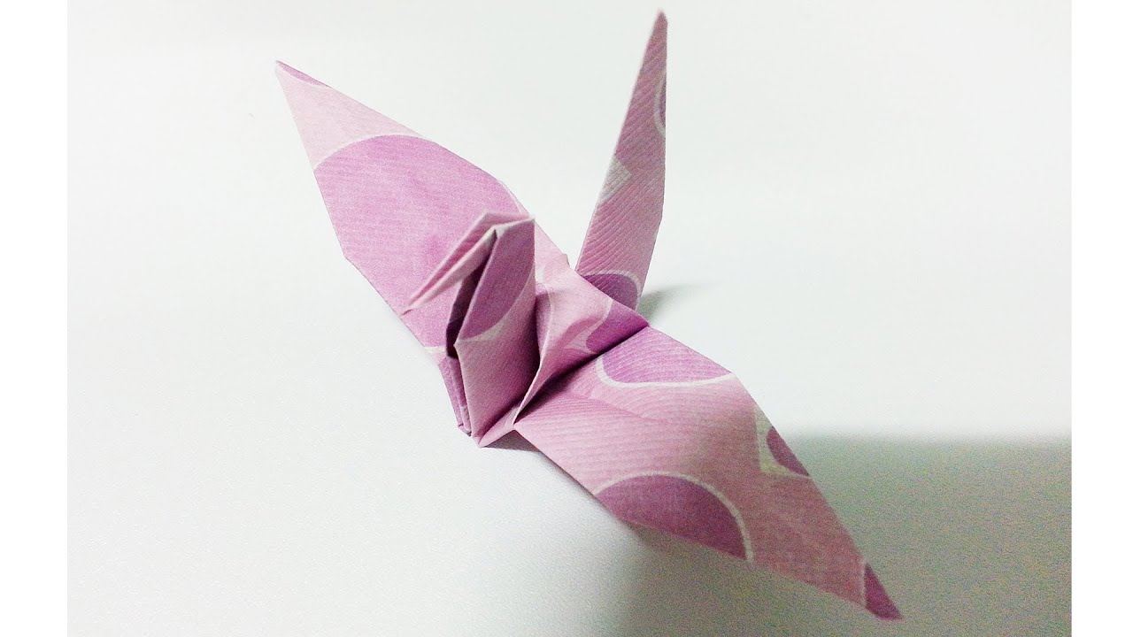 Origami - A crane / 종이접기 - 학 (종이학)