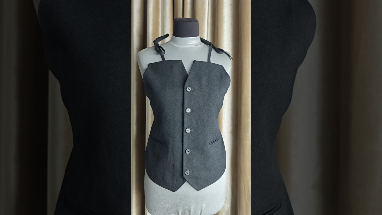 #жилет #fashion #upcycling #апсайклинг #sewing #concept #diy