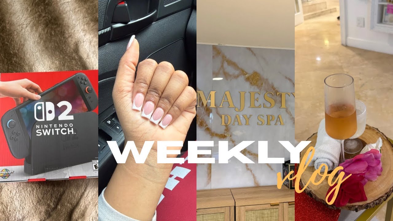 WEEKLY VLOG | GYM, GRWM, SPA DAY, NAIL APP & NIGHT OUT 