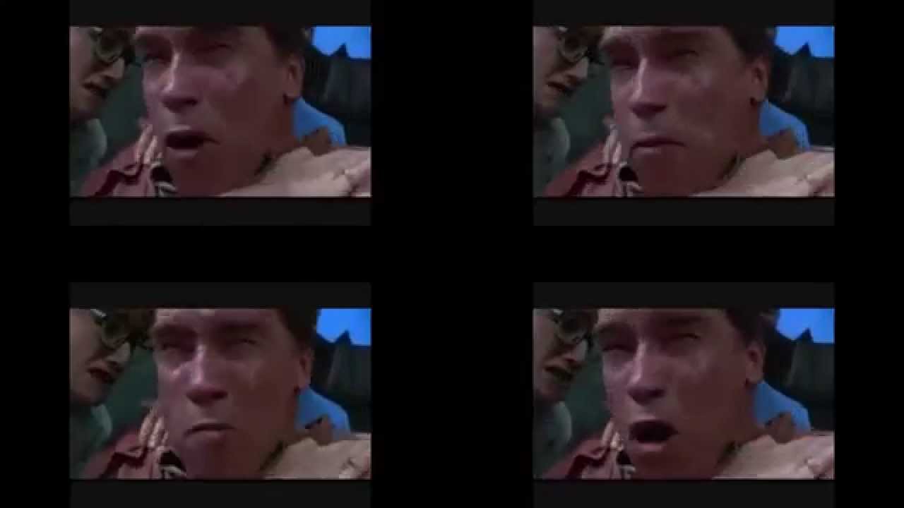 Arnie Flips Out You Blew My Cover Total Recall Remix