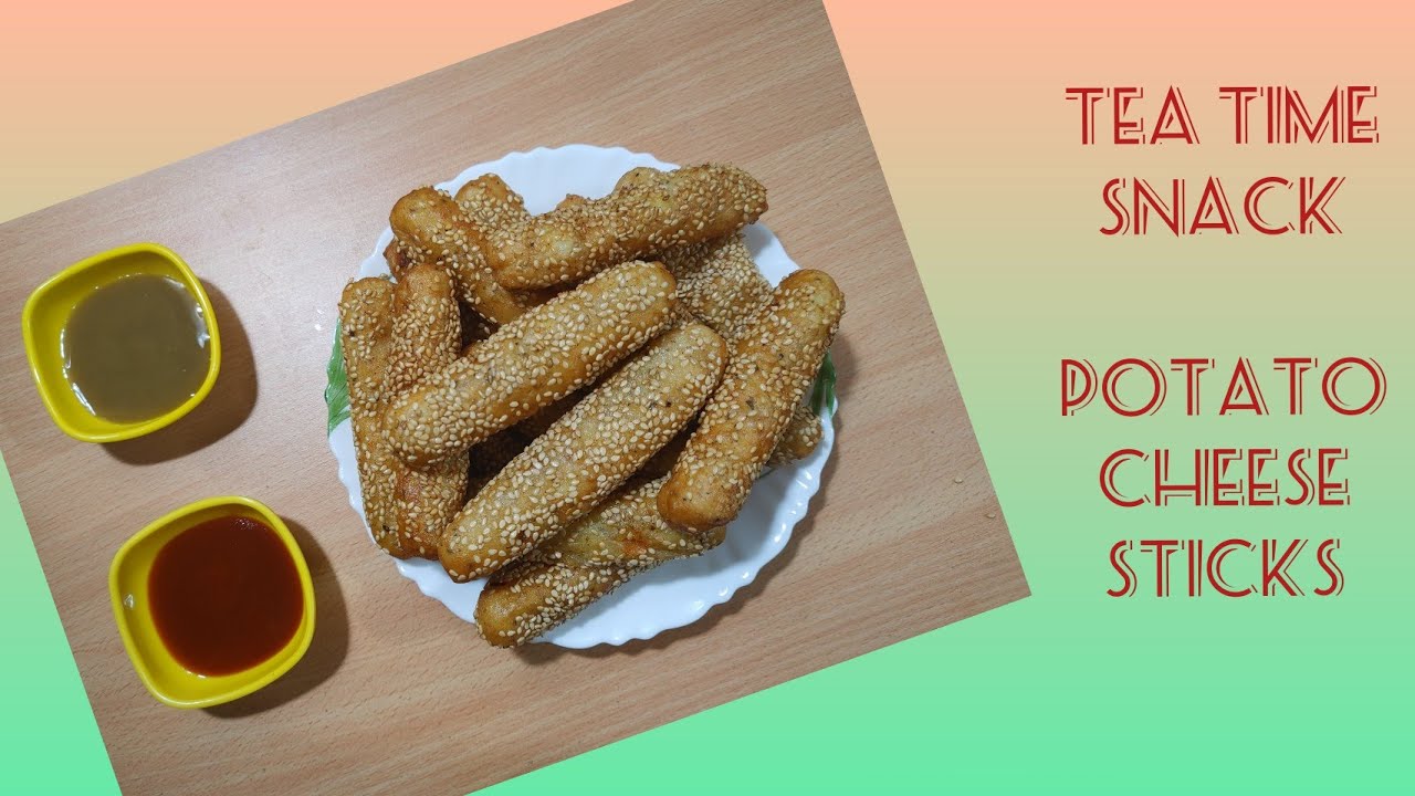 Potato Cheese Sticks, Kids party snack ideas, Tea time snacks recipes, Kids Party Snacks