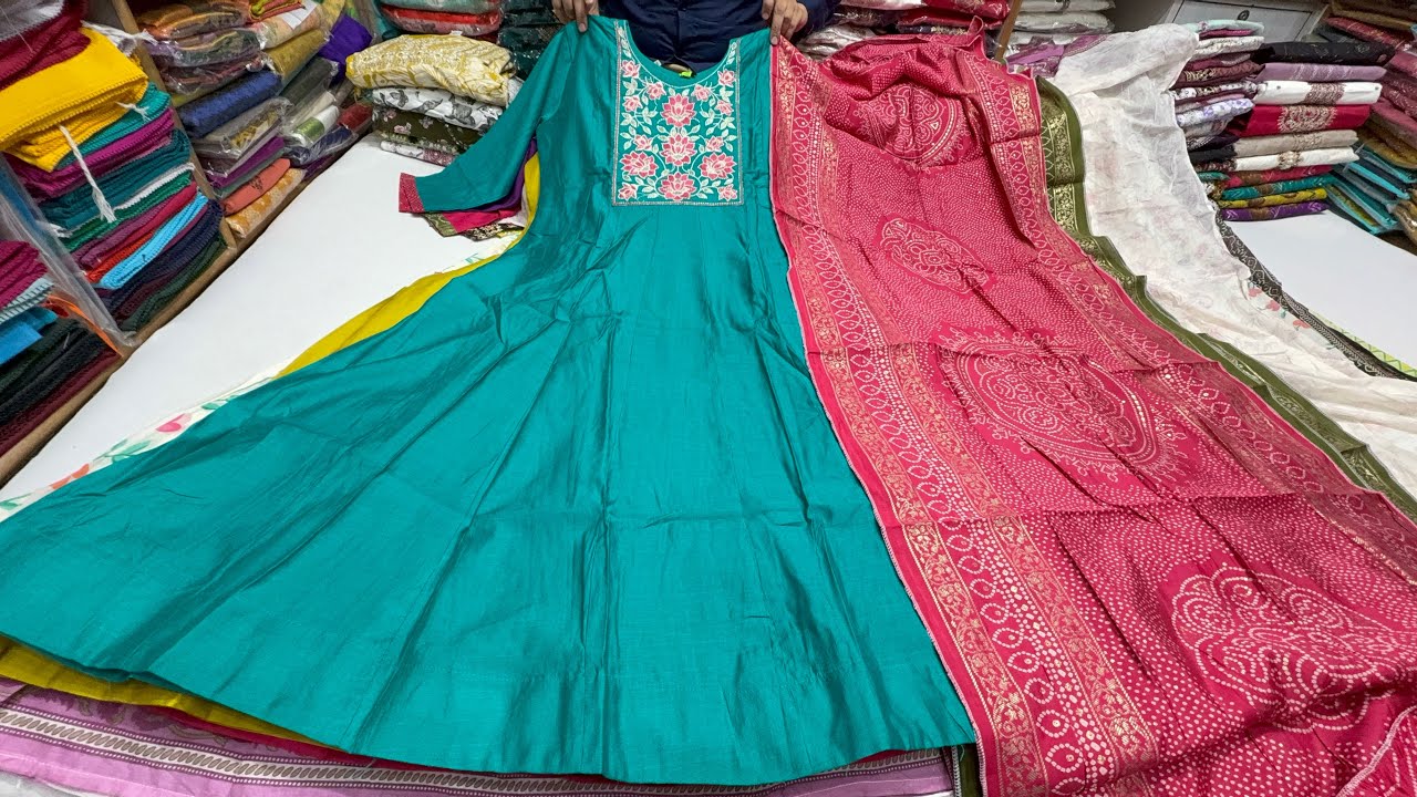 Bangalore Wholesale Umbrella Kurtis & Kurti sets. Plus Size & Single piece courier available.