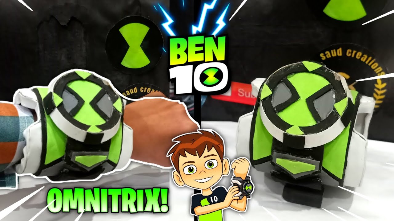 How To Make Ben10 Reboot Season 3 Omnitrix with cardboard || Free Templates