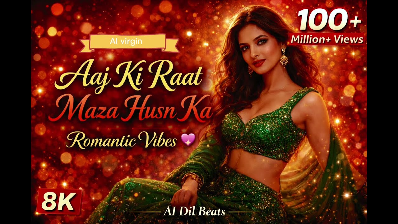 Aaj Ki Raat Maza Husn Ka ❤️‍🔥 | Superhit Romantic AI Song | OldBollywoodFeel AI DIL BEWTS 
