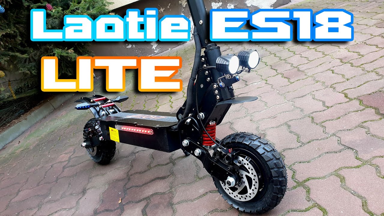 Laotie ES18 LITE 🛴 Лучшая подвеска ⚡ Немного меньше, немного менее мощный, но 🚀 Часть 1 