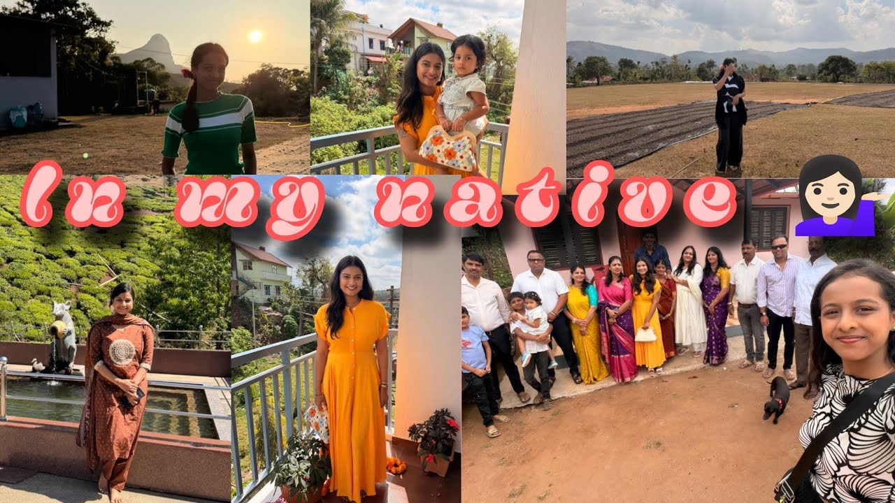 In my Native after long years| mudigere lots of fun cooking roaming| all in one roof 💁🏻‍♀️❤️