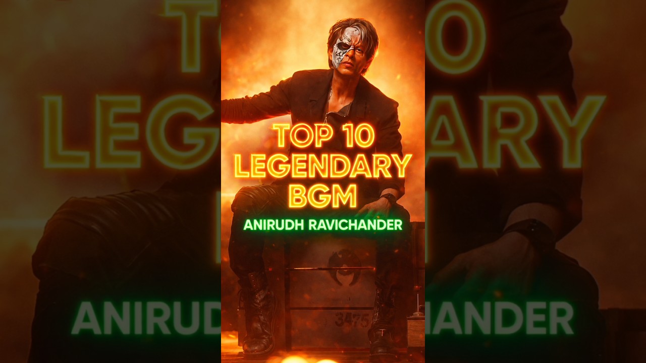 Top 10 legendary bgm of anirudh ravichander #shortvideo