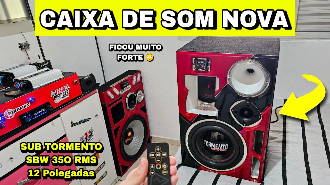Projeto Residencial com Sub Tormento 12 Polegadas! Ficou absurdo de forte 😳