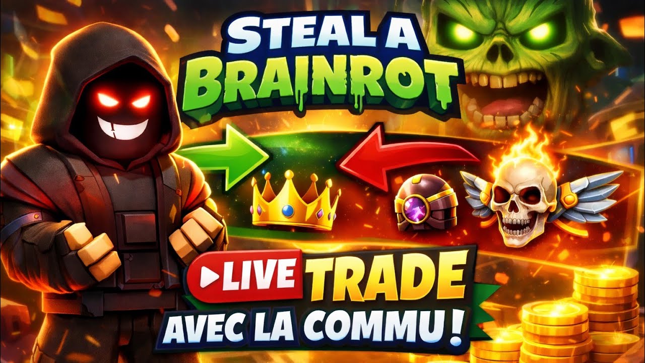 TRADE EN LIVE sur Steal a Brainrot 🤝🔥 | Bons deals & échanges avec la commu #shorts 