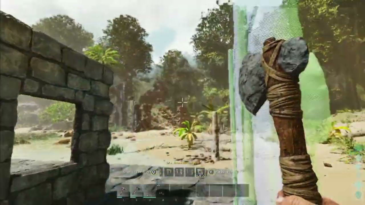 Ark Ascended- 2nd Day survival (The Island)
