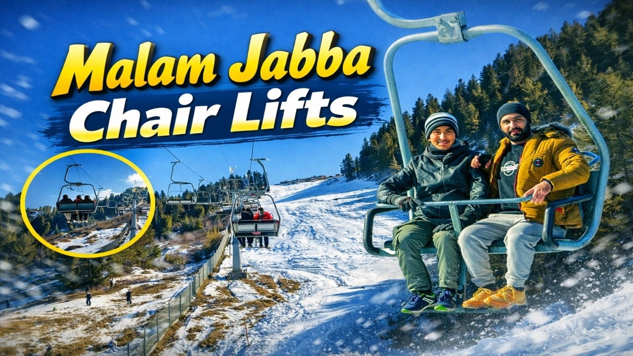 Malam Jabba Chair Lifts || Malam Jabba || Usama Bashir vlog