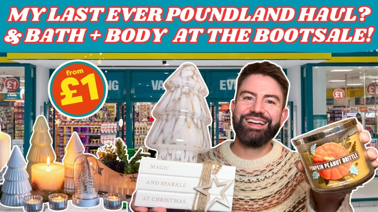 Моя ПОСЛЕДНЯЯ покупка из Poundland 🎄 Закрытие рождественских распродаж и сокровищ с распродажи!
