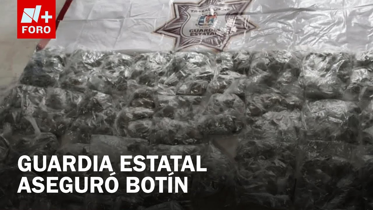 Aseguran drogas, arma y radios tras persecución en Río Bravo - Las Noticias