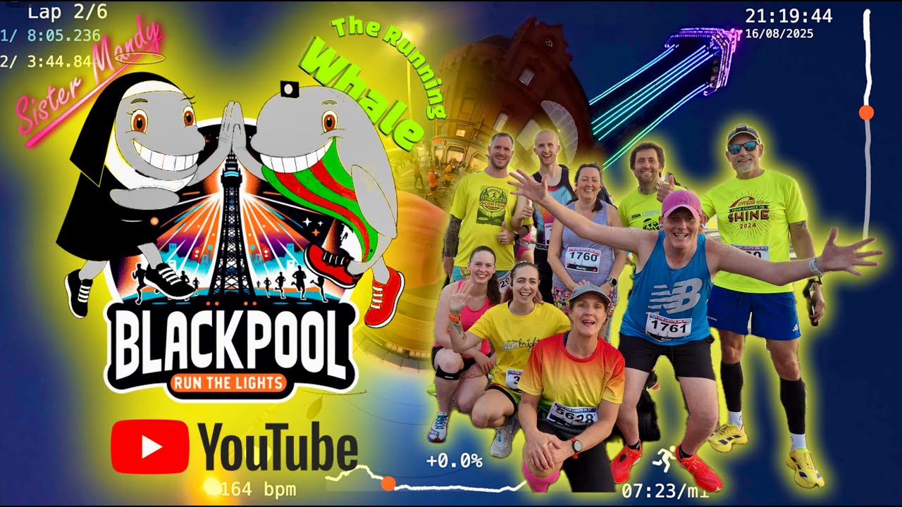 Blackpool Run The Lights 2025 - Race Vlog - Slowest 10k this Year? Will I Win MY Trophy Back? 