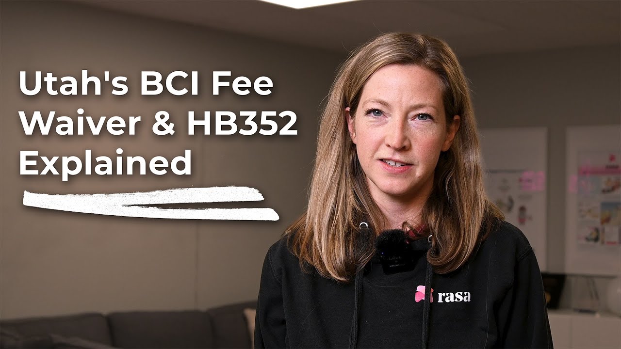 Utah's BCI Fee Waiver | HB352 Explainer