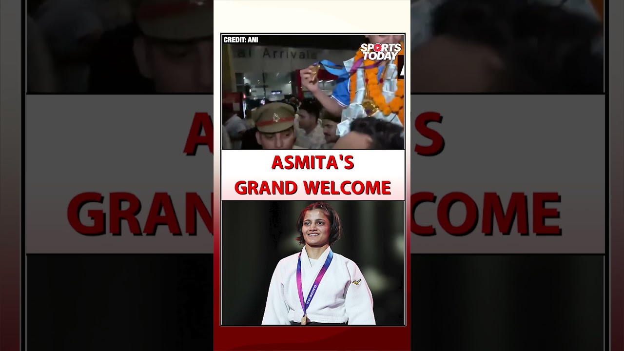 Celebrations all around as CWG 2026 Judo Gold medallist Asmita Dey returns home |Sports Today
