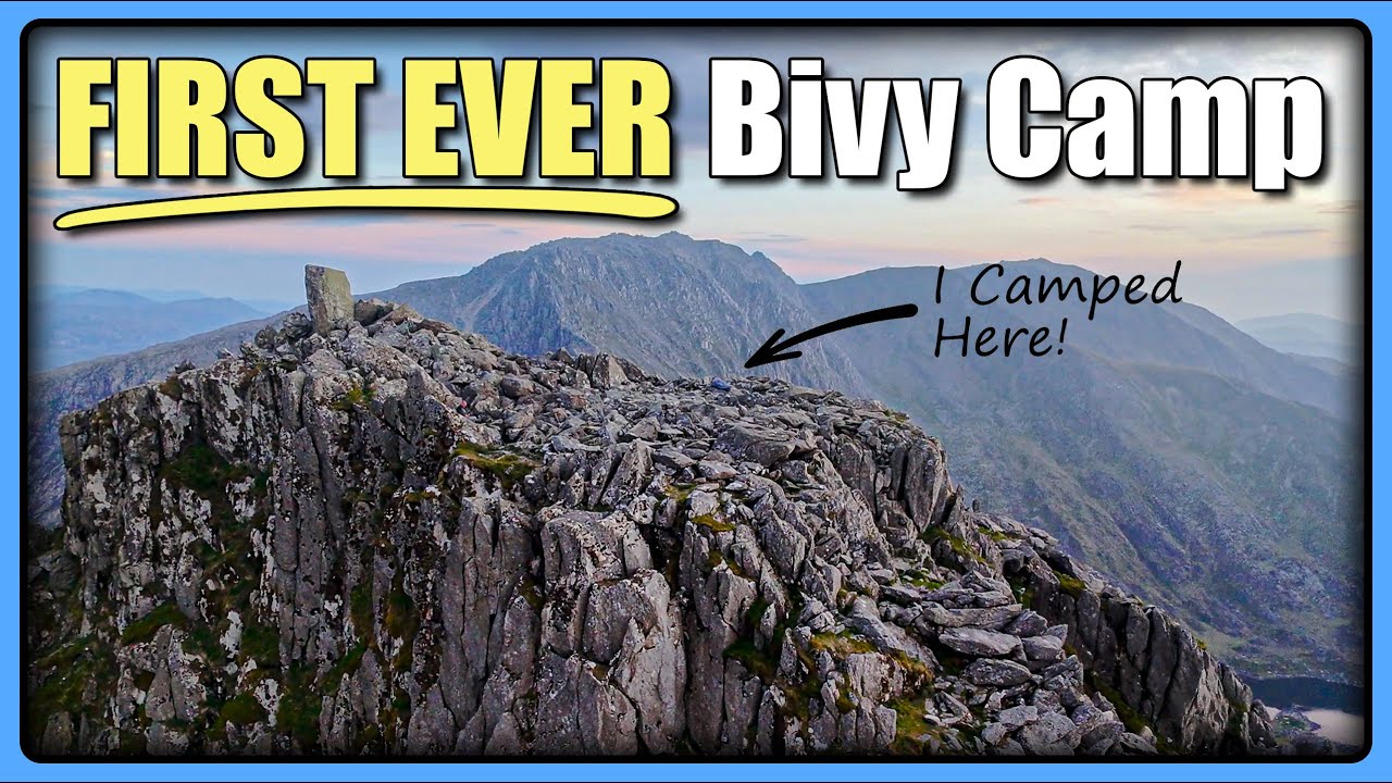 EPIC Wild Camp on TRYFAN SUMMIT! ⚠️ North Ridge Grade 1 Scramble ⚠️ Big Agnes Mesh Bivy