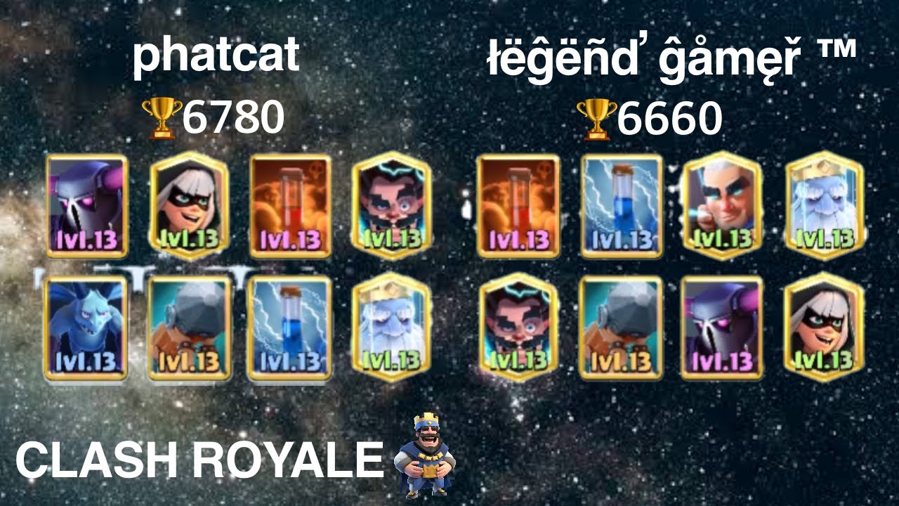 phatcat vs łëĝëñď ĝåmęř ™［Clash Royale］