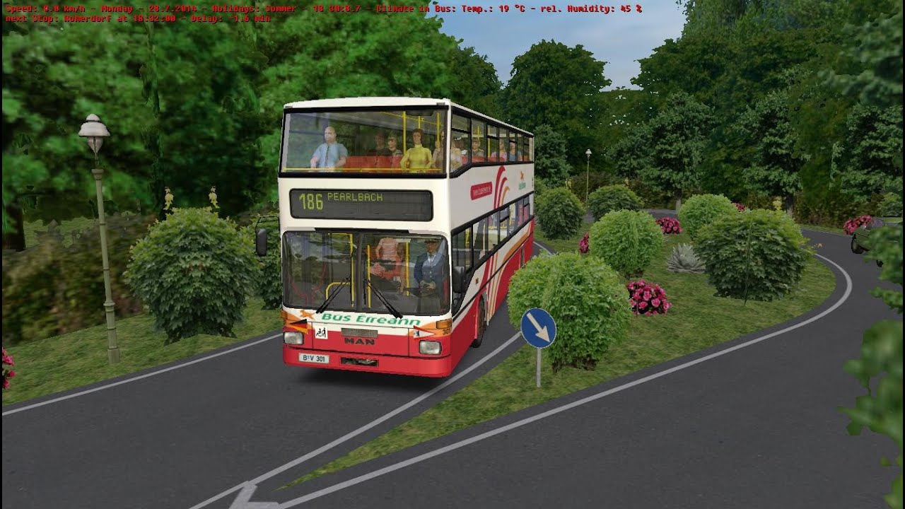Omsi The Bus Simulator:Map Tendal Route 186 Man SD202