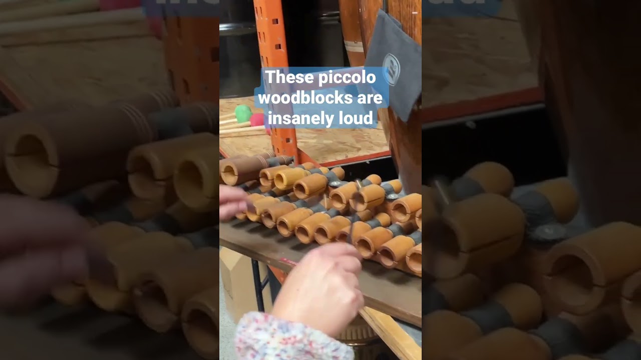 Piccolo woodblocks break my ears 👂🏽 🤕