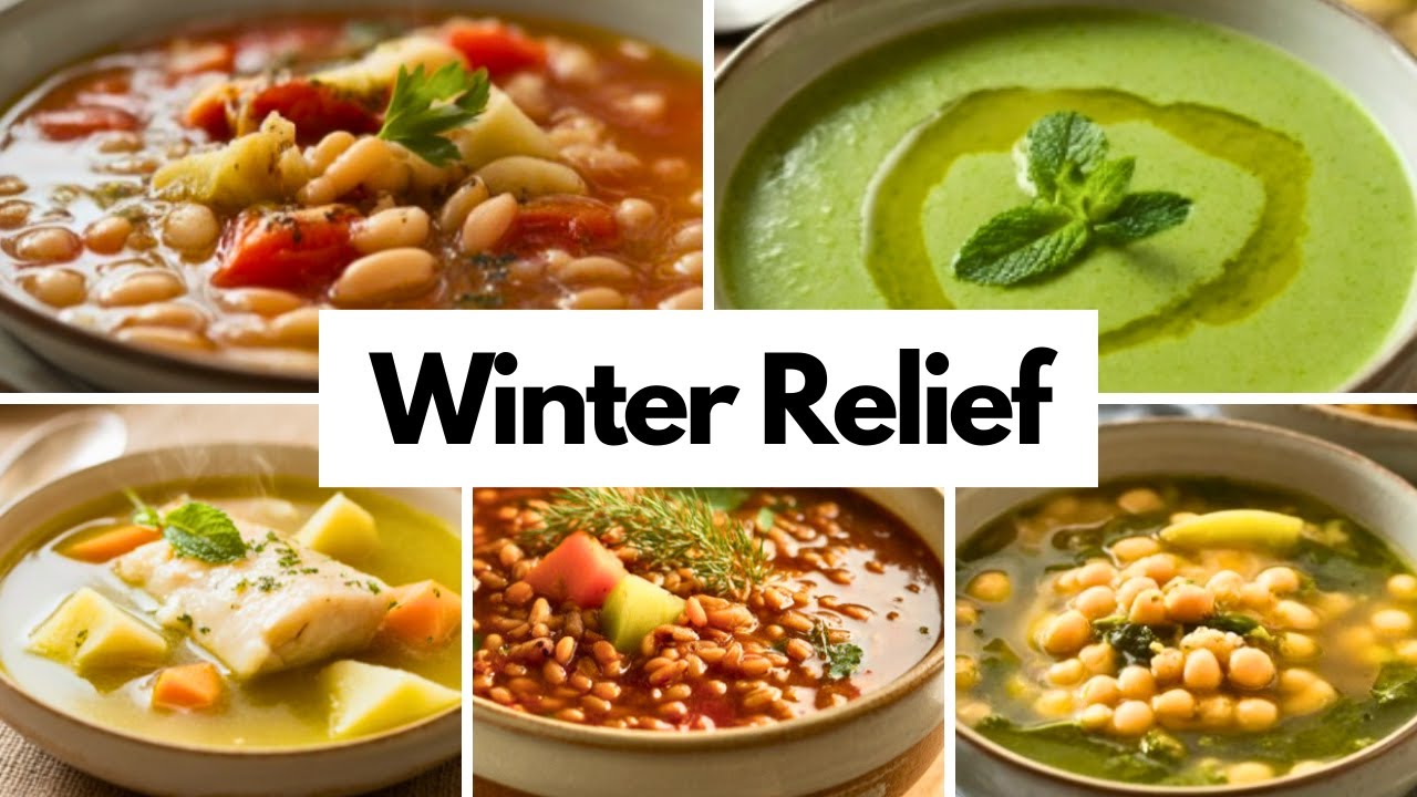 5 Mediterranean Soups to Calm Your Nervous System