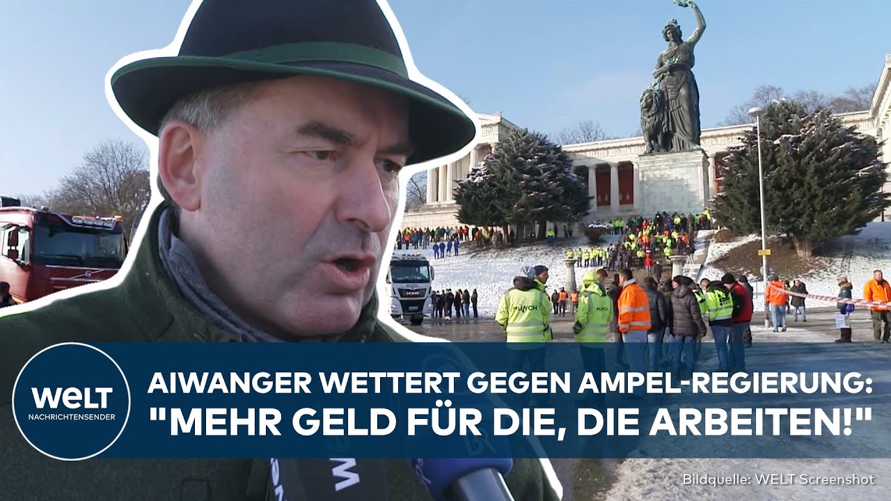 BAUERN-PROTEST IN DEUTSCHLAND: Hubert Aiwanger 